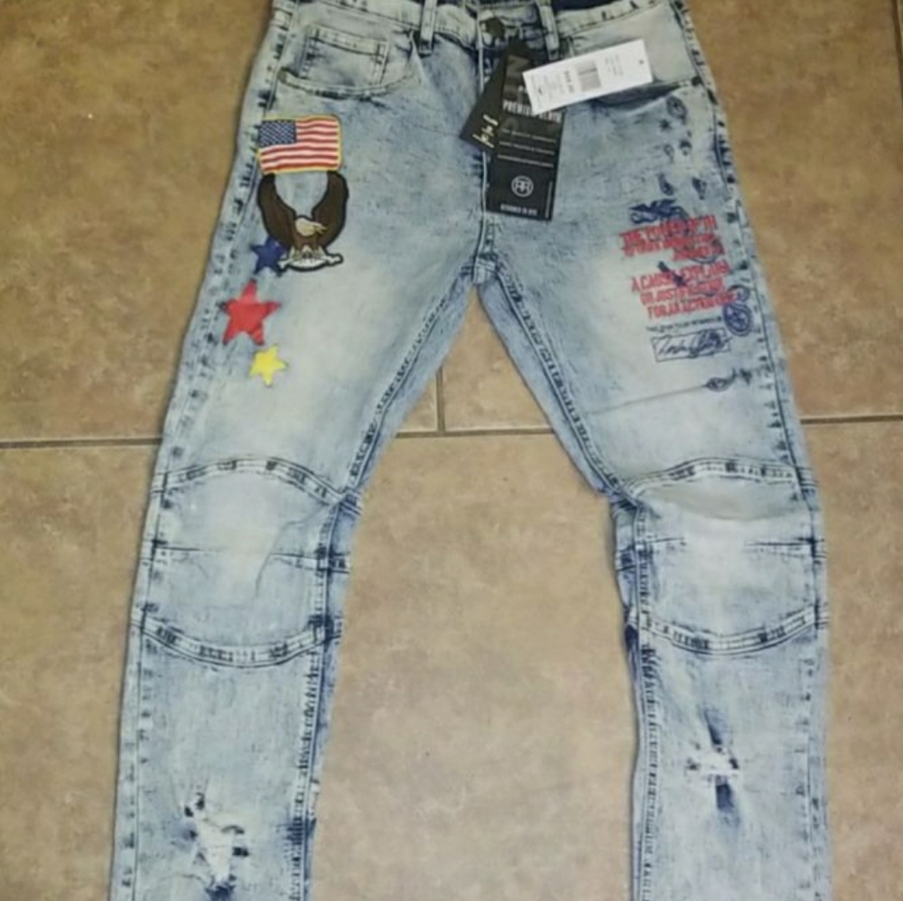 🆕️eagle emblem Denim Jean's 30w - Picture 4 of 11